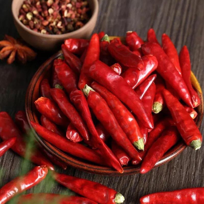 Dried Chili Pepper (Chao Tian Jiao, Facing-heaven Chili, 朝天椒)