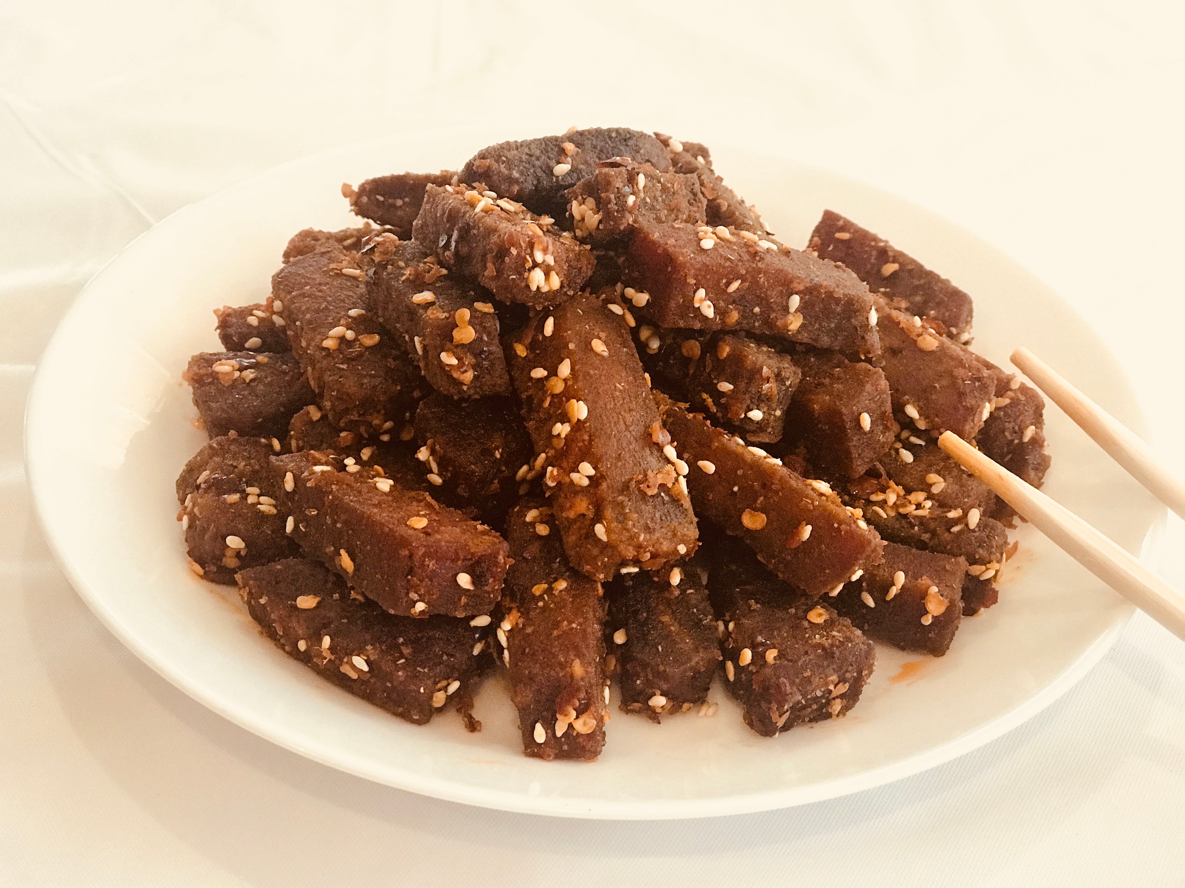 How to make Sichuan Mala Beef Jerky (Niu Rou Gan) 四川麻辣牛肉干做法