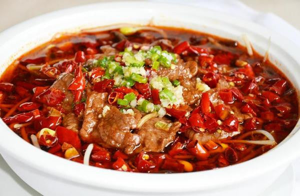 Beef Poached with Chili Oil | 水煮牛肉