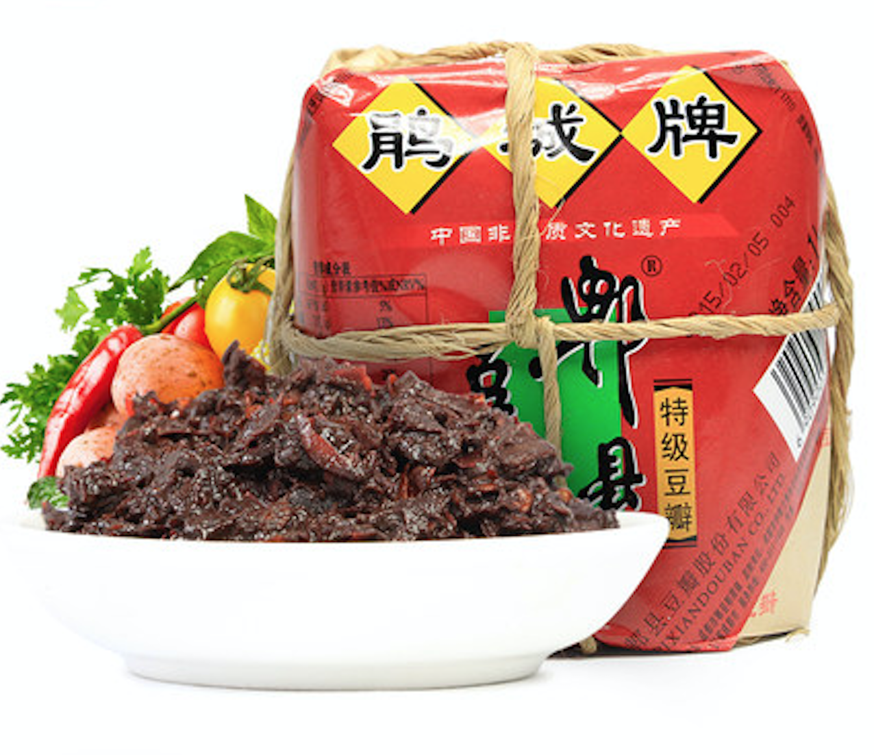 Juan Cheng All Natural Broad Bean Chili Paste ( Pixian Dou Ban Jiang) - 5oz 鹃城特级豆瓣1公斤纸包