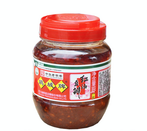 Juan Cheng Broad Bean Chili Paste with Chil Oil - (1st Grade ) 17.6oz 鹃城一级红油豆瓣500克